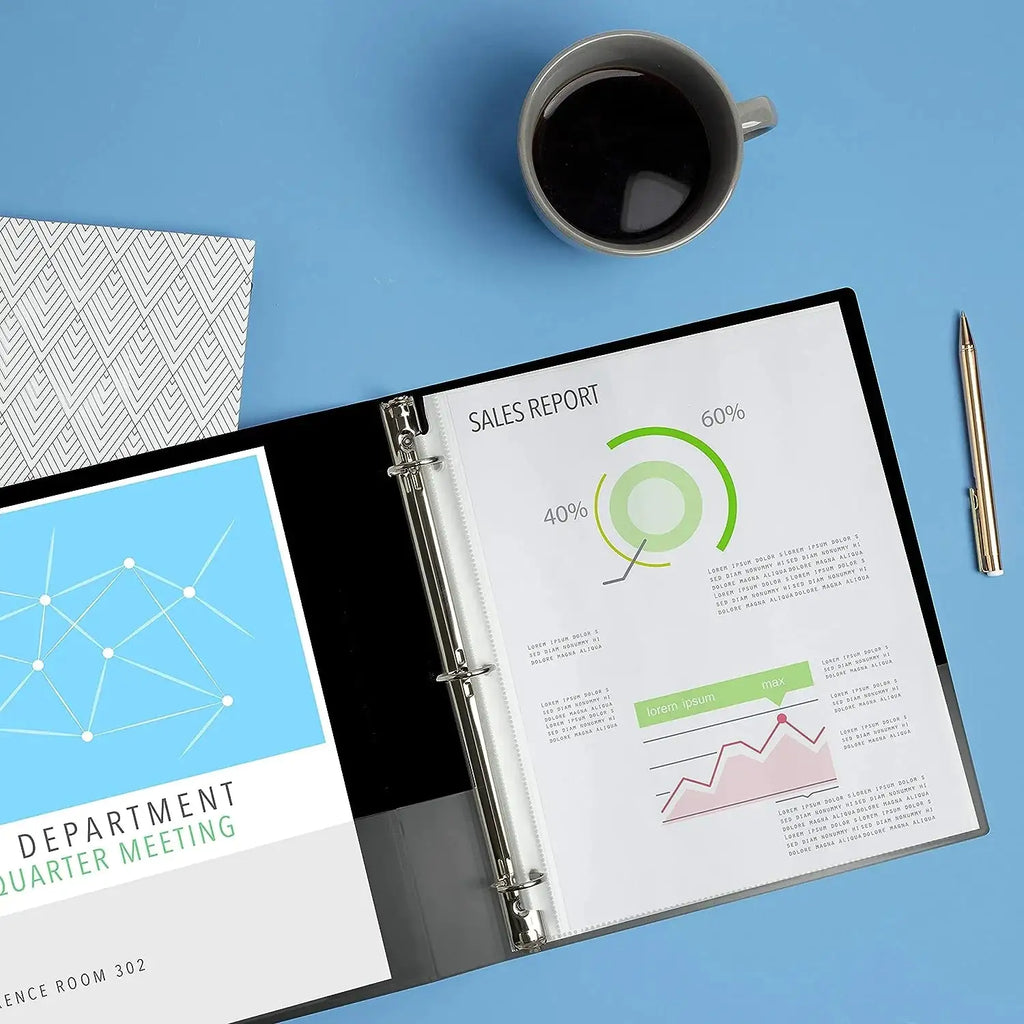 3 Ring Binder- 1" - Blue