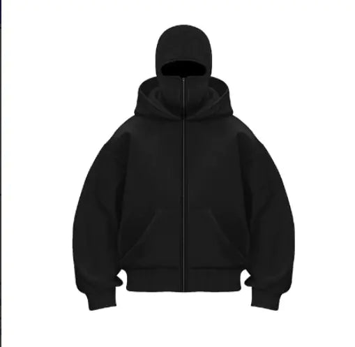 Fleece-lined Double Hood Sweater